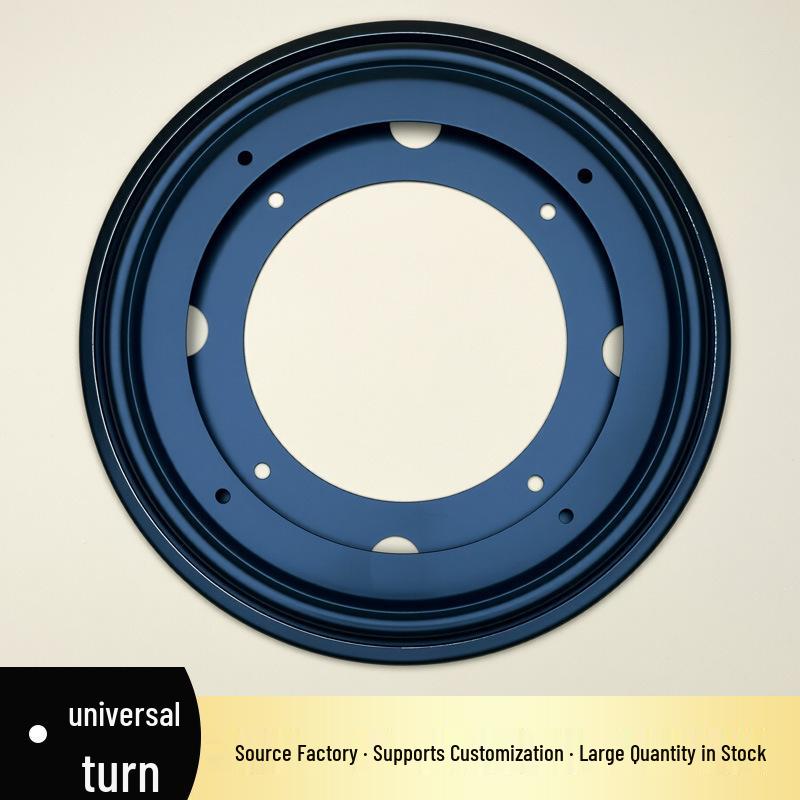 360° Rotating Iron Turntable Display Shelf