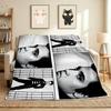 Jailhouse Flannel Blanket Throw Blanket Soft Warm Sofa Bed Camping home Decor Unique Christmas Gift C92627