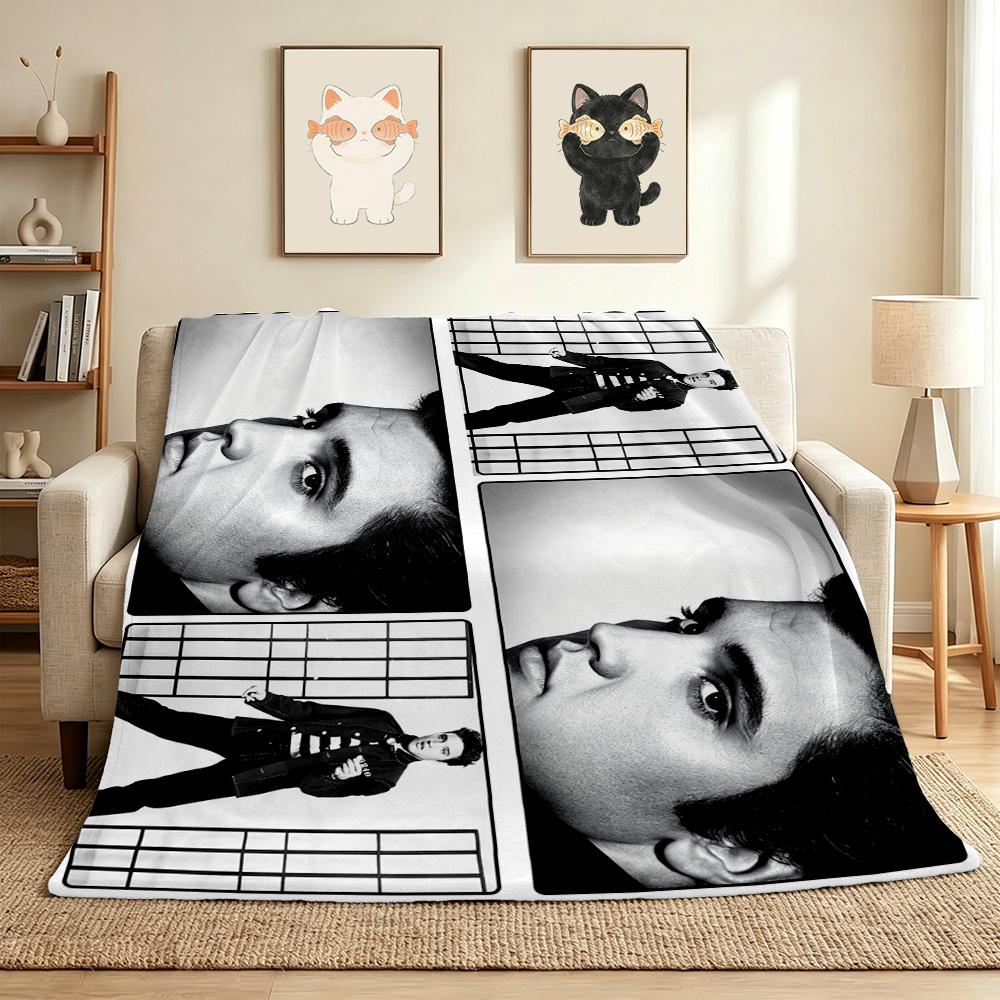 Jailhouse Flannel Blanket Throw Blanket Soft Warm Sofa Bed Camping home Decor Unique Christmas Gift C92627