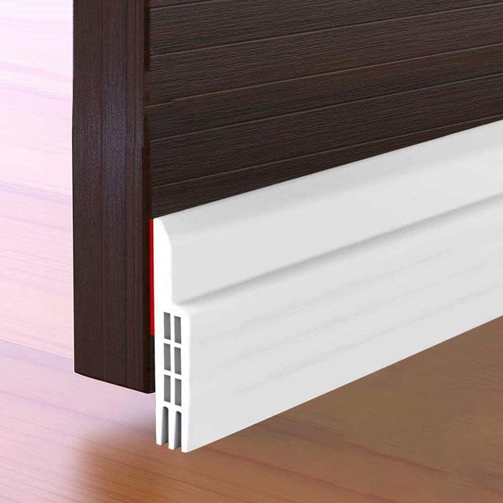 Door Draft Stopper Under Door for Exterior Interior Doors Door Sweep Strip Under Door Draft Blocker Soundproof Door Bottom Weather Stripping for Doors