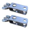 Set of 2 Snares Drum Hoop Connectors Metal Antislip Design Drum Teaching Supplies Metal Texture for Stable Performances