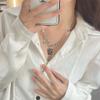 Drip Checked Necklace Women's New Trendy Collarbone Chain Hip Hop Neck Chain Sweater