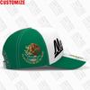 The United States Of Mexico Male Youth Free Custom Name Number Mex Hat Nation Flag Mx Spanish Mexican Print Photo Baseball Cap