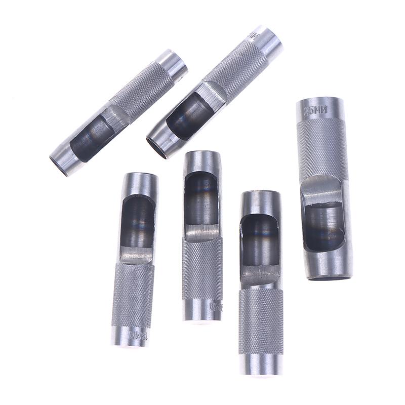 1Pc Punching Leather 3-25Mm Hole Punch Round Steel Leather Craft Hollow Hole Punch For Metal Gaskets Leather Plastic Rubber