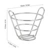 Domowy Mini Koszyk na Jedzenie ze Stali Nierdzewnej 304 Koszyk na Frytki Deser Chleb Narzędzie Kuchenne do Gotowania