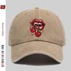 Pc Fashionable and Creative Cherry Lip Design Trendy and Stylish Pattern Print Baseball Cap Trucker Sun Hat Comfortable and