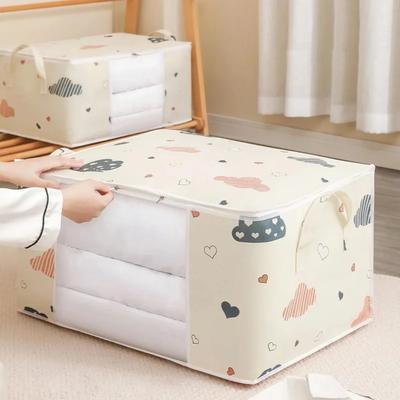 2025 Household Quilt Clothes Storage Bag Big Capacity Blanket Sorting Bags Moistureproof Dustproof Closet Under-Bed Storage Box