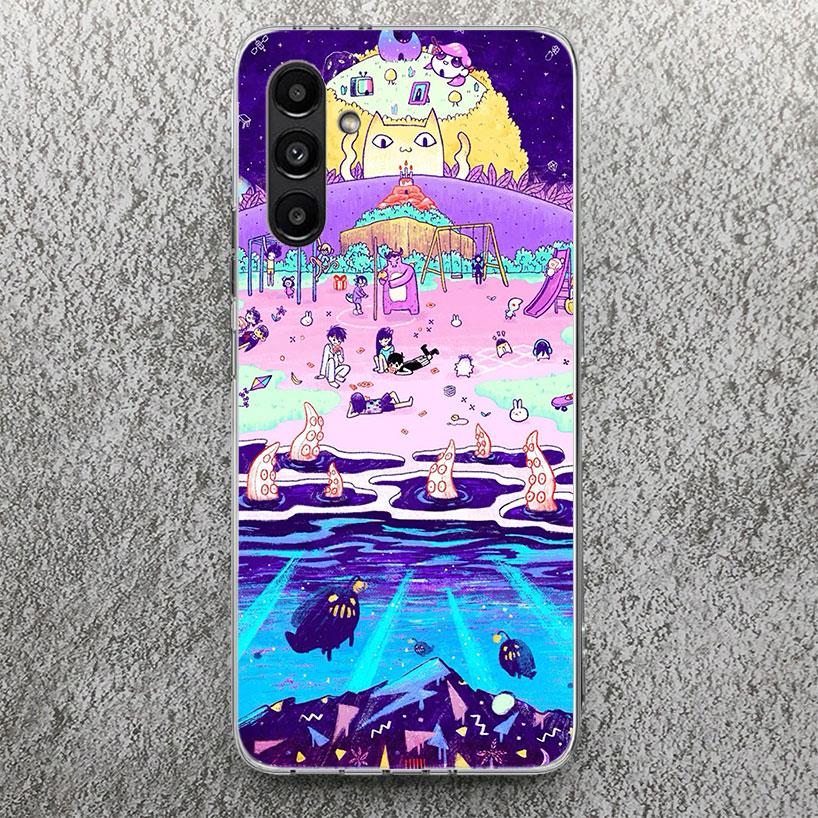 Game O-Omori Cartoon Phone Case For Samsung Galaxy A17 A16 A56 A15 A55 A14 A54 A13 A53 A36 A35 A34 A33 A26 A25 A24 A23 A05S A04S