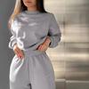 Fashion Women's Wear 1116 Spring/Autumn Elegant Casual Sweatshirt Set Two-Piece