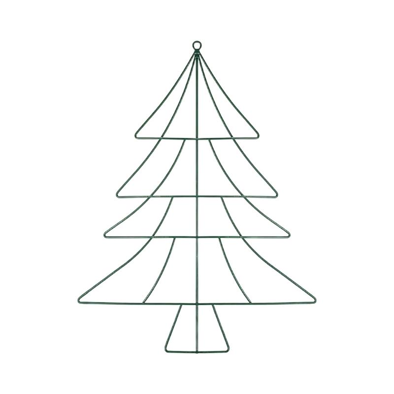 Durable Iron Christmas Tree Ornament Durable Metal Christmas Decoration For Outdoors Indoor Holiday Decors Festival Season