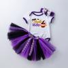 Baby Girls Kids Skirts Set 3PC Romper+Skirts+Headband Halloween Outfits