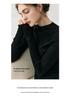 Women's German Yangtze Yarn Knitted Wool Slim Fit Sweater, Half High Neck Base Layer