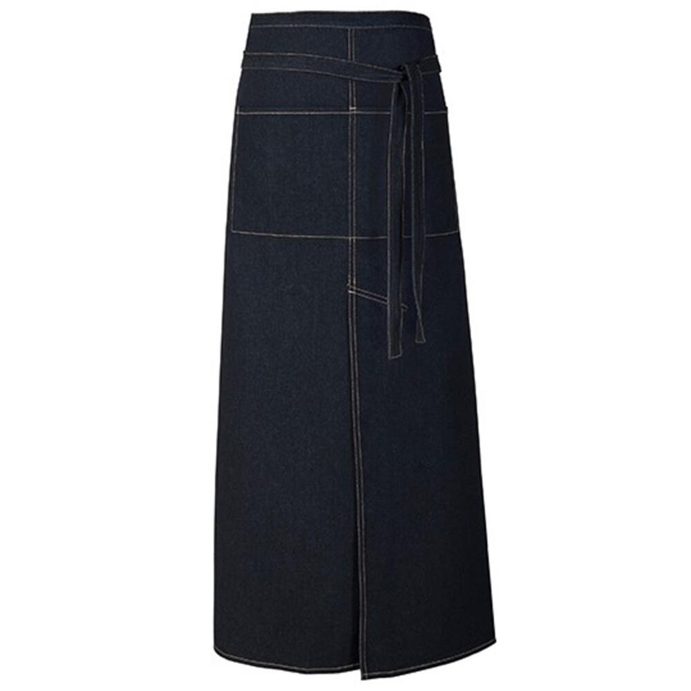 Link Kitchen Wear Denim Split Front Bistro Apron