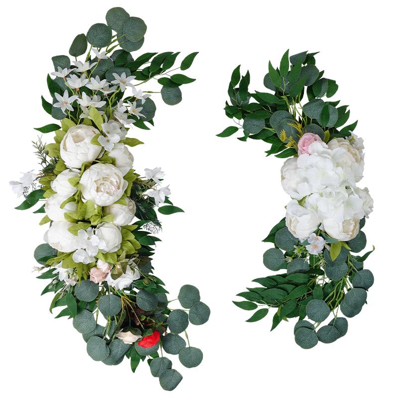 

Artificial Flowers Diy Wedding Peony Welcome Flower Sign Decor Arch Door Lintel Flower Home Decor Table Flower Wedding Supplies белый