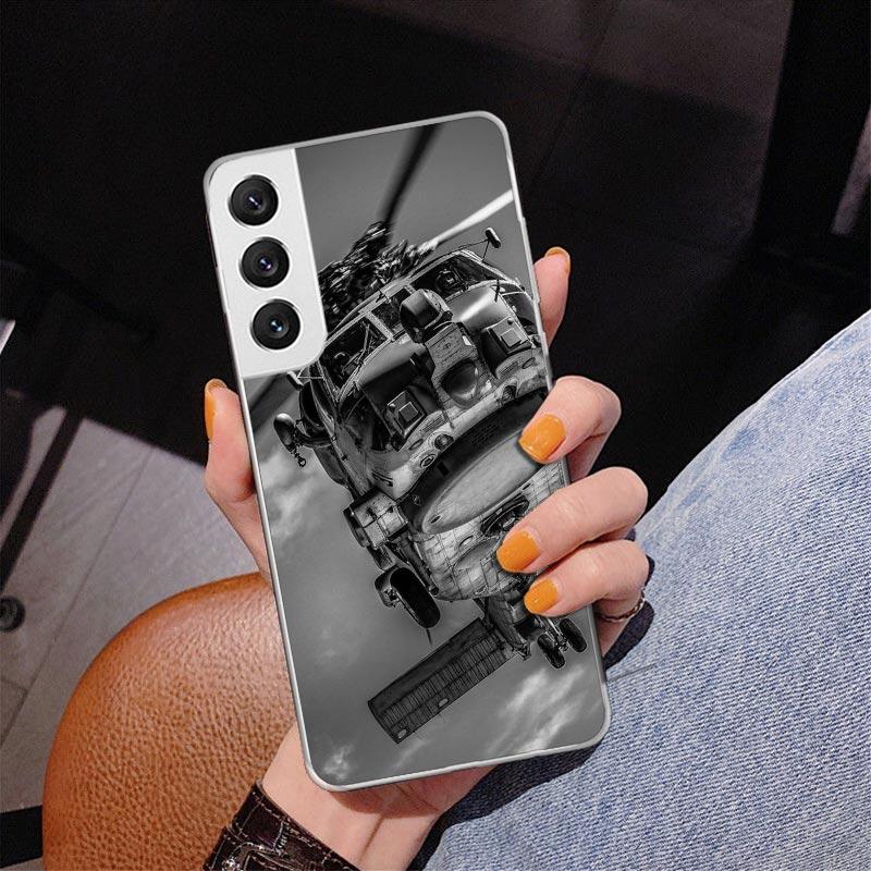 Military Aircraft Warship Fighter Phone Case For Samsung Galaxy S24 S25 Edge S26 Ultra S23 S22 S21 Plus S20 FE + Personalized Pr