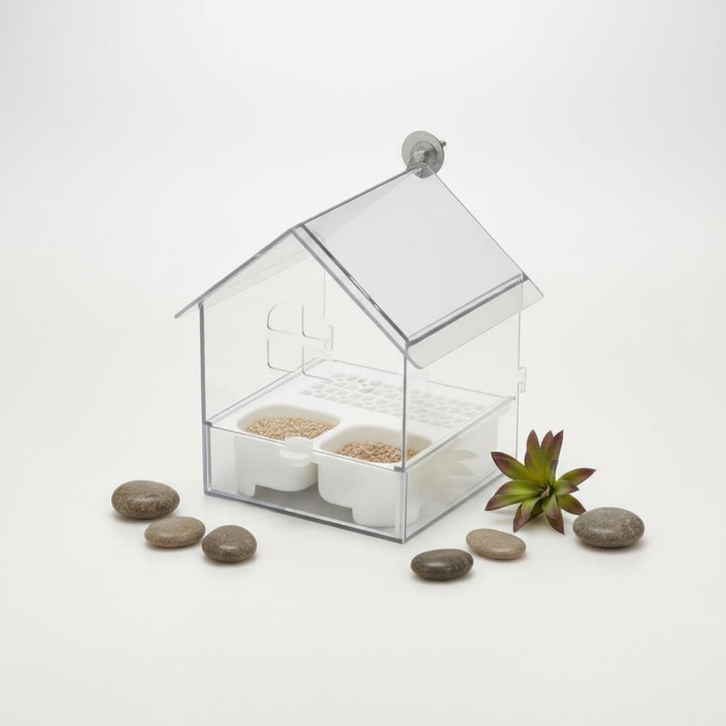 Mehrzweck-Terrariumhaus Multifunktionale Eidechsen-Badewanne Schildkröten-Futterbox Leichte Kaltblüter-Haustier-Wasserschale Hängend
