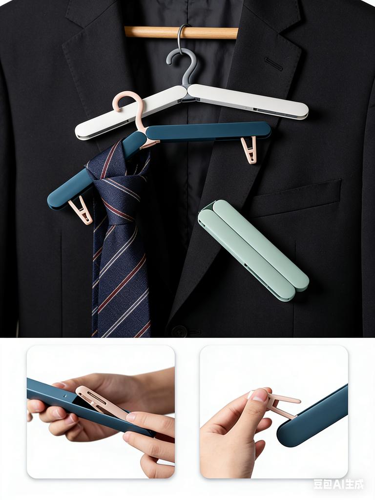 Foldable Portable Clothes Hanger Space Saving Wardrobe Drying Rack Travel Home Hot Sale Multipurpose For Camping Laundry