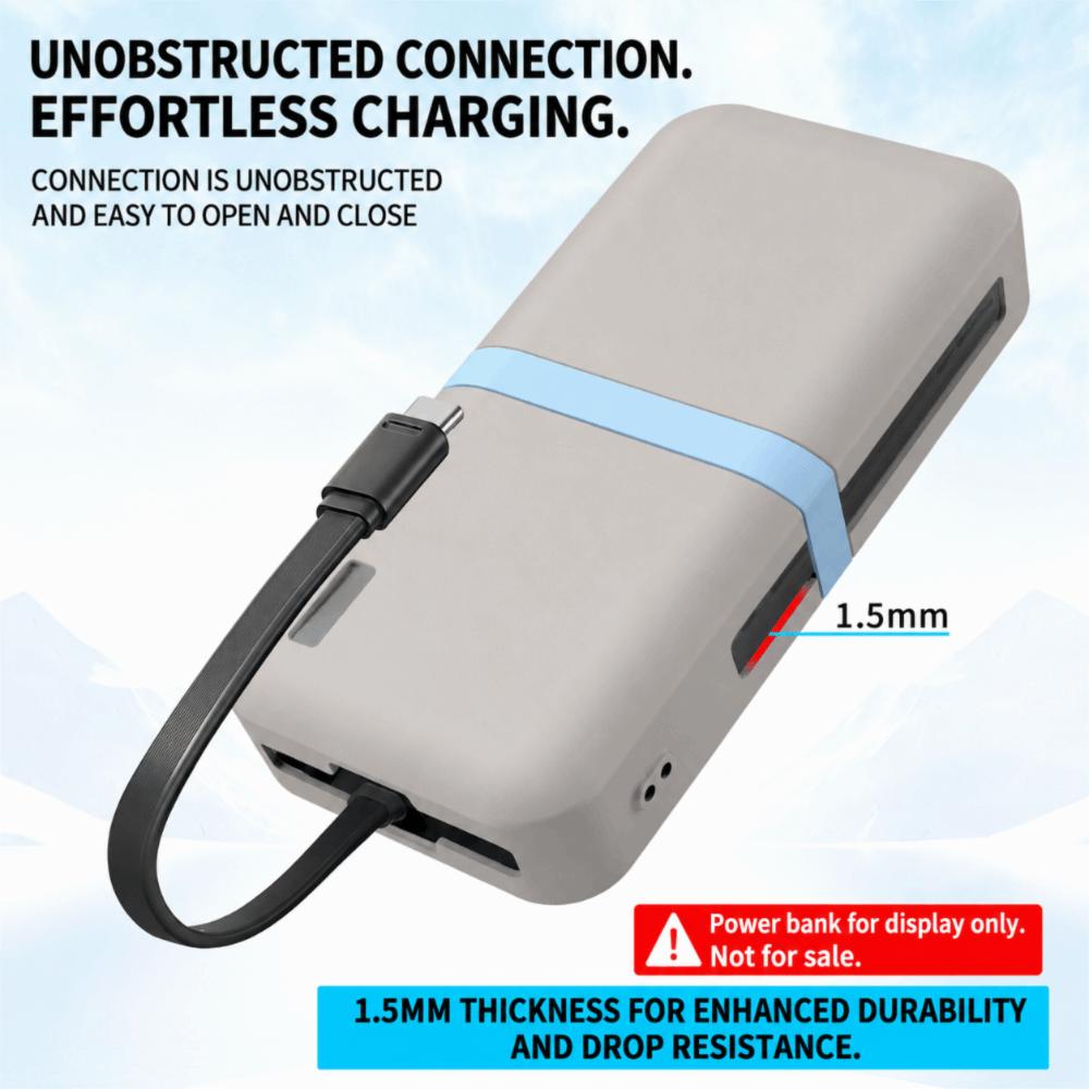 Shockproof Silicone Case Anti-slip Skin Sleeve Protective Cover for CUKTECH CP24 LPB200N Power Bank