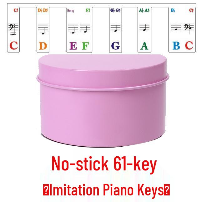 Removable 88/61-Key Self-Adhesive Piano Keyboard Stickers