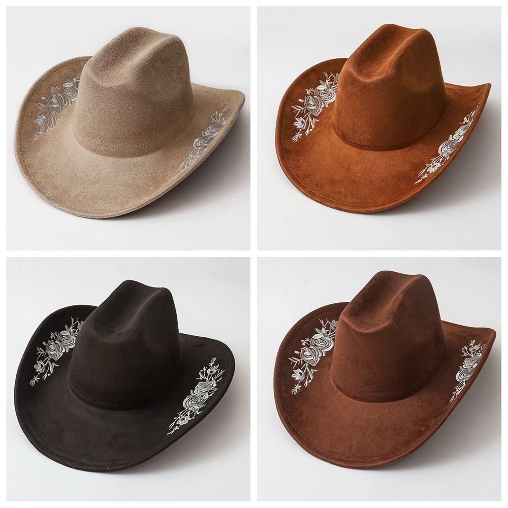 Formal Occasion Embroidered Felt Top Hat British Vintage Hats  Men Women