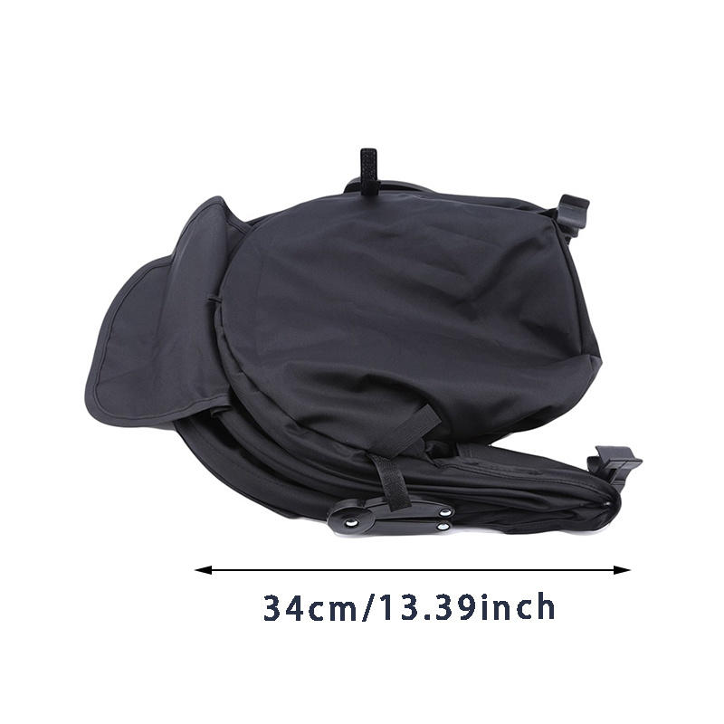 Baby Stroller Sun Shade Universal Carriage Canopy Cover for Infant Prams Breathable UV Blocking Visor with Adjustable Straps