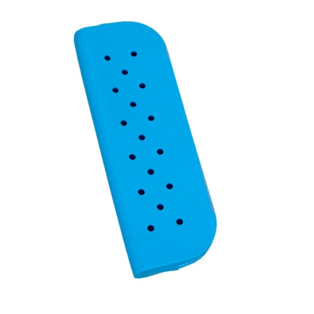 Breathable Holes Silicone Pencil Case Zipper Large Capacity Stationery Storage Bag Portable Waterproof Makeup Organizer Cosmetic