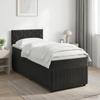 Box Spring Bed with Mattress Black 80 x 200 cm Velvet