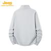 JEEP Men's Outdoor Half-Zip Stand Collar Sweatshirt