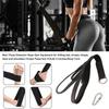 Tricep Rope Cable Attachment Long Pull Down Rope Anti-slip Tricep Rope with 2 Handle Loop for Gym/Home Use Enduring