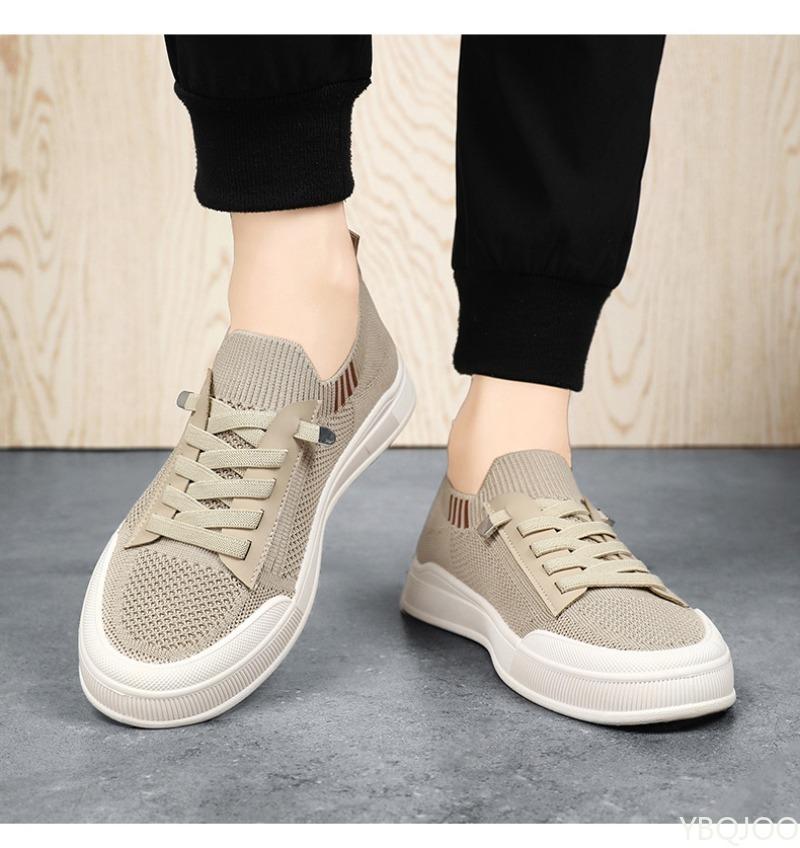 

Fashion 2025 summer fashion mesh breathable shallow mouth men s shoes solid color soft sole casual sneakers daily lace up board shoes 39 хаки