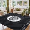 Girona FC Design Crystal Velvet Rug Soft Decorative Mat for Bedroom Entrance