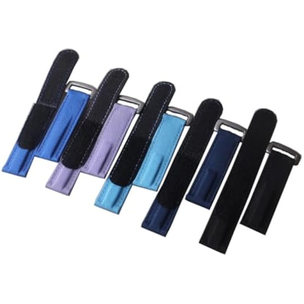 [This is Chem] Watch Band Genuine Leather Nylon Bracelet 20mm Mens Sport Watch Band Accessory Str...