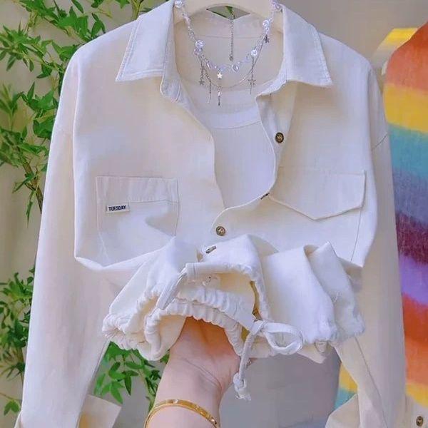 Women's Spring/Summer 2026 Pink Polo Collar Short Shirt Jacket