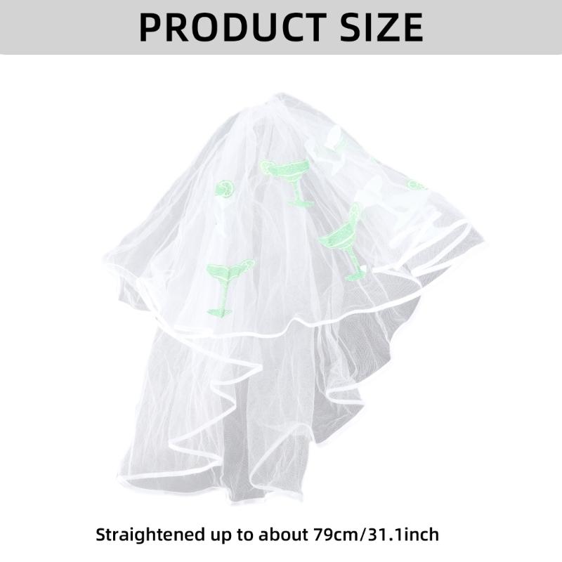 Unique Bridal Veils Novelty Wedding Veil Fashionable Veil Wedding Engagement for Wedding Festivities