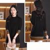 Mid-length Knitted Sweater for Women Half Turtleneck Sweater Thick Pullover Loose Top