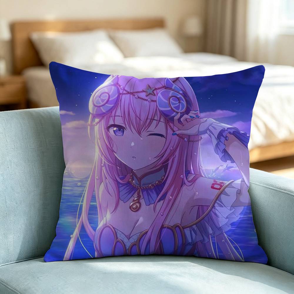 Leo Need-S PJSK Square Double-Sided printed Pillow Case Bedroom Bedside Pillow Sofa Cushion Cover Gift