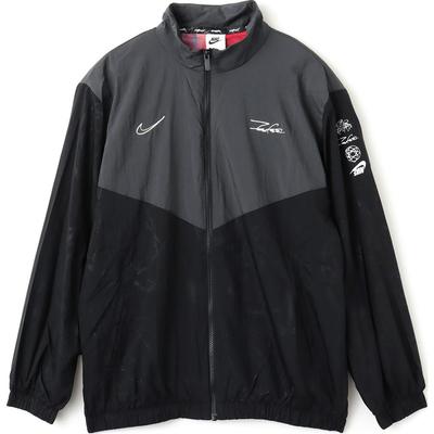 Nike X Futura Damen Breaking Windrunner Jacke (Asiatische Größen) Schwarz/Anthrazit Unisex Streetwear HF6069010