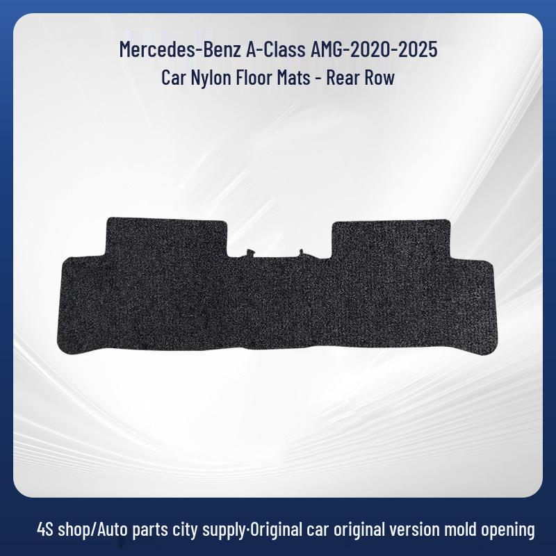 Waterproof, Dirt-resistant Custom-fit Floor and Trunk Mats for Mercedes-Benz A-Class AMG (2020-2025).