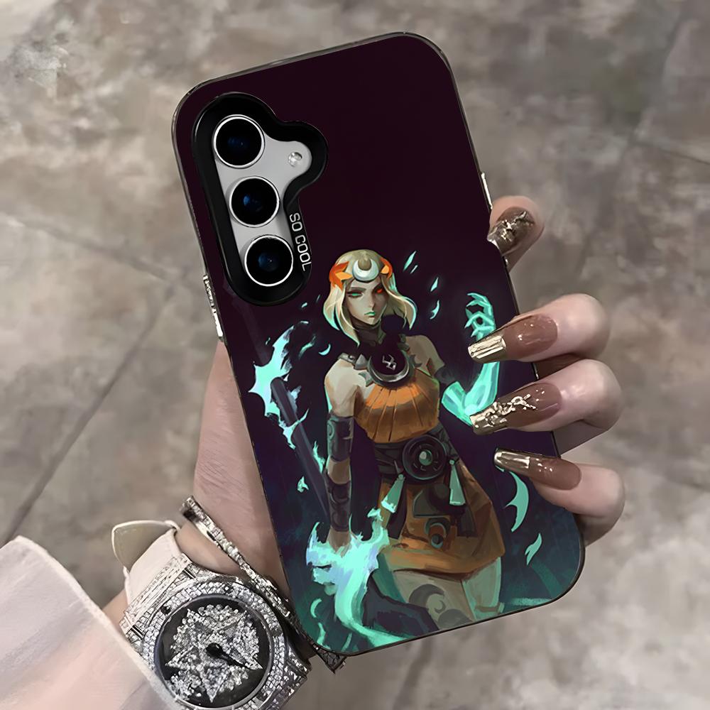 

H-Hades Ii Game Phone Case For Samsung S25 Ultra S23 S22 S21 S20 Ultra Plus S24 Fe A54 A55 Color Silver Cover Samsung S25 Plus