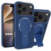 Coque pour iPhone 18 Pro Max, Antichoc avec Cercle Magnétique et Support - Bleu Marine
