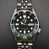SEIKO Ceramic Bezel Inner for SKX013 SKX015 Aftermarket Part MOD Custom Part Sprite Flat Green Luminous 7S26-0030 33.7mm Etc