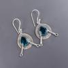 Apatite Gemstone Jewelry Earrings, 925 Sterling Silver Jewelry, Beautiful Spiritual Earrings For Wedding Gift