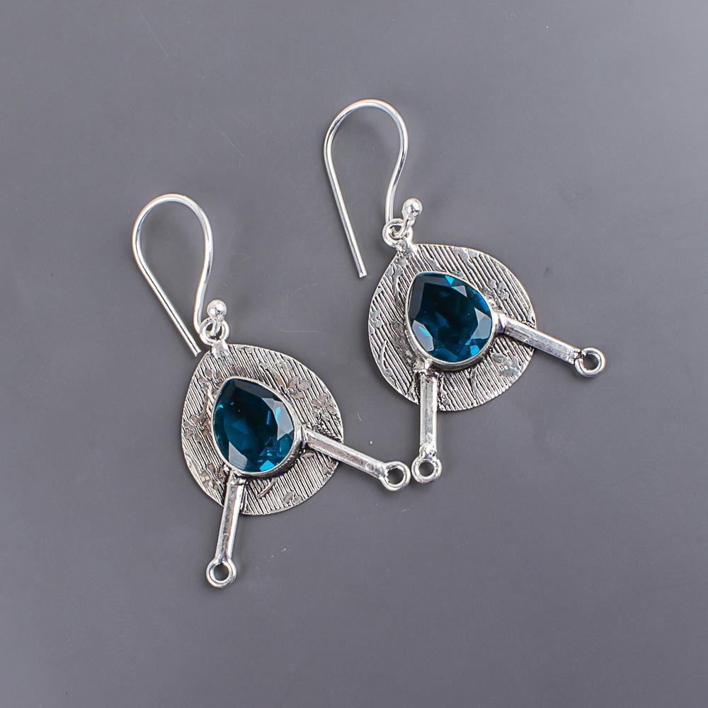 Apatite Gemstone Jewelry Earrings, 925 Sterling Silver Jewelry, Beautiful Spiritual Earrings For Wedding Gift