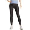 500 Solid Colour High-Waisted Running Sports Trousers Women's Mystery Black