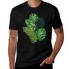 Tropical Leaves Iii Tshirt Classic Crew Neck Cotton Tshirt