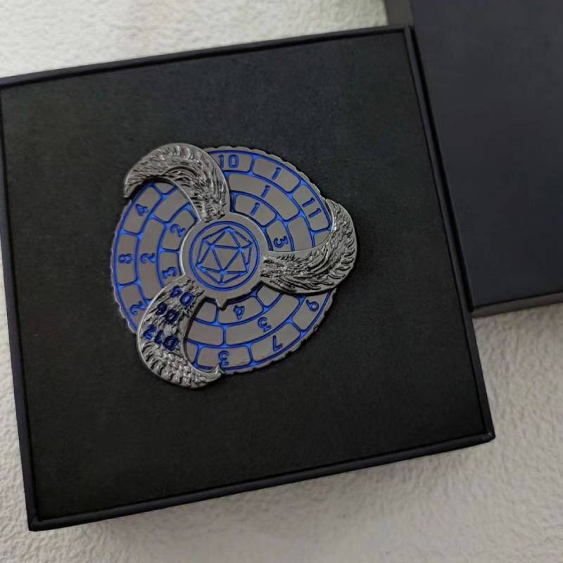 Rotating Roulette Dice Fingertip Gyro Dice DND Role Playing RPG Game Toy