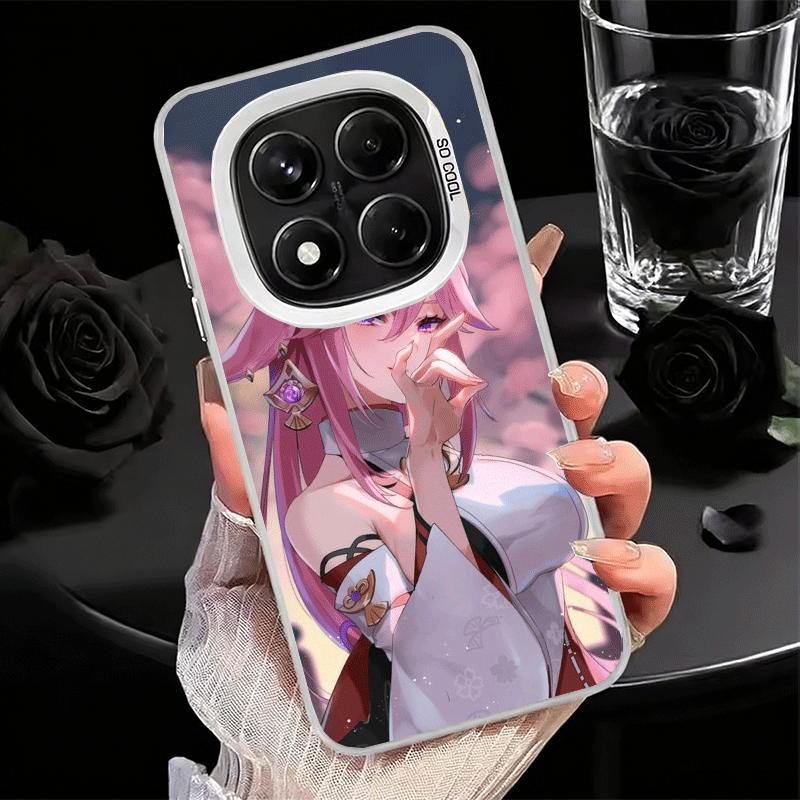 Genshin Impact Yae Miko Soft Phone Case for Xiaomi Redmi Note 13 14 15 Pro Plus 12S 12 11S 11 11T 10S 10 Shockproof Cover Back S