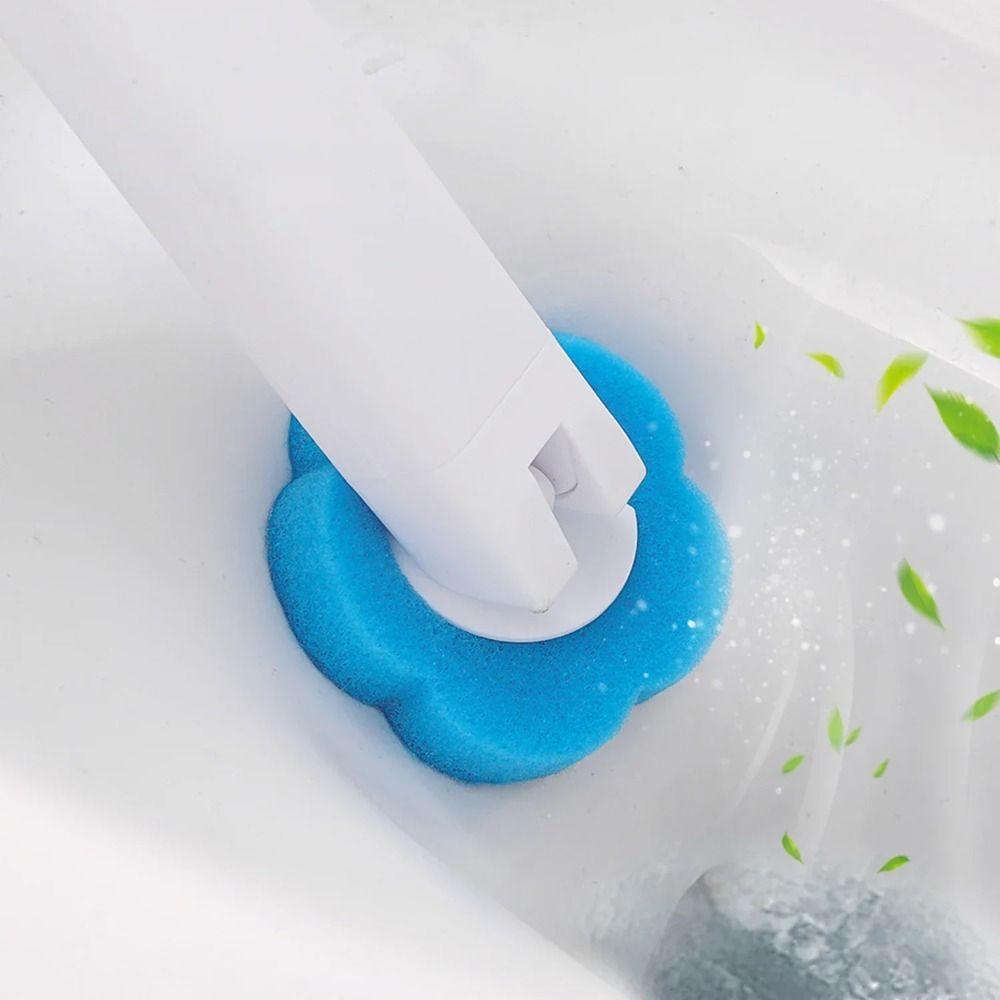 6Pcs Dissolving Disposable Toilet Brush Home Bathroom Cleaning Accessories
