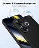 Matte Silicone Soft Phone Case For Xiaomi POCO F6 F X6 X Pro F4 F3 GT G Solid Black Slim Full Ultra Thin Back Cover