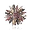 Rhinestone Sunflower Brooch for Women Unisex Lapel Pins Friends Party Gifts Banquet Jewellery Accessories